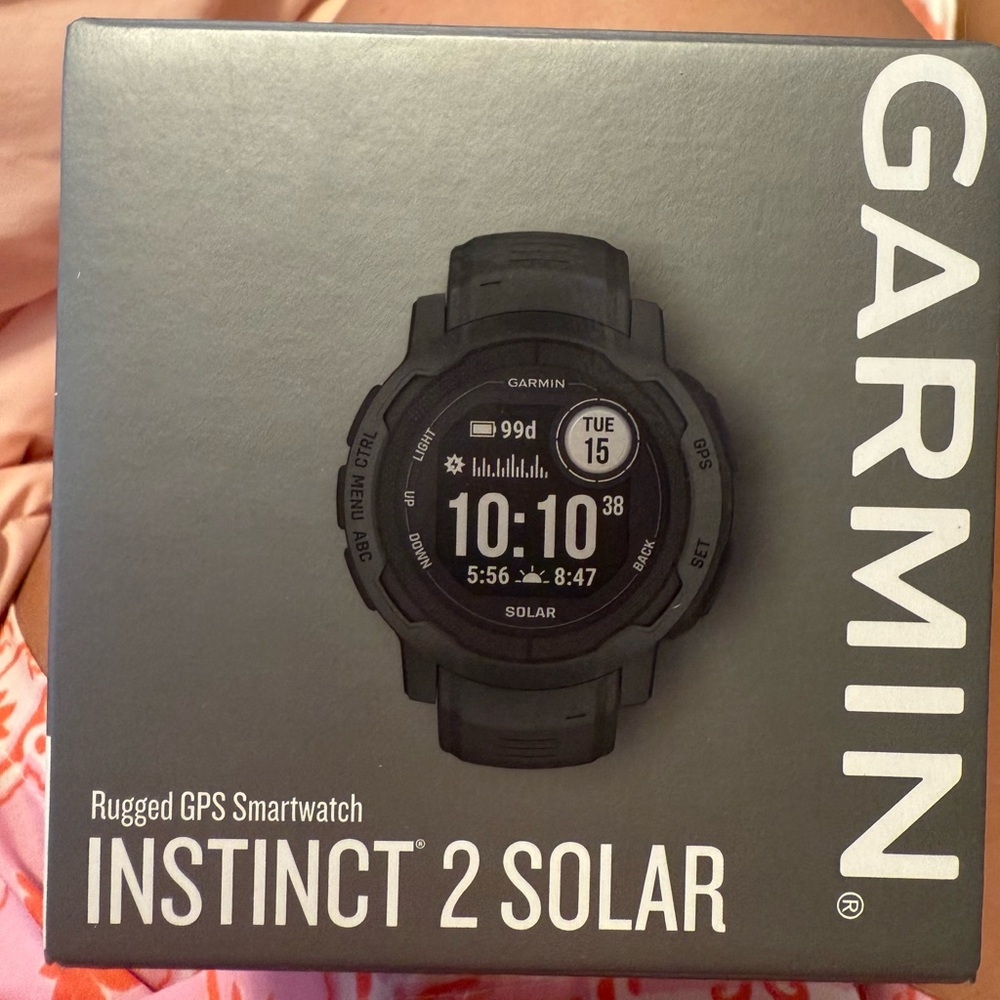 Garmin Instinct 2 Solar Smartwatch - Black